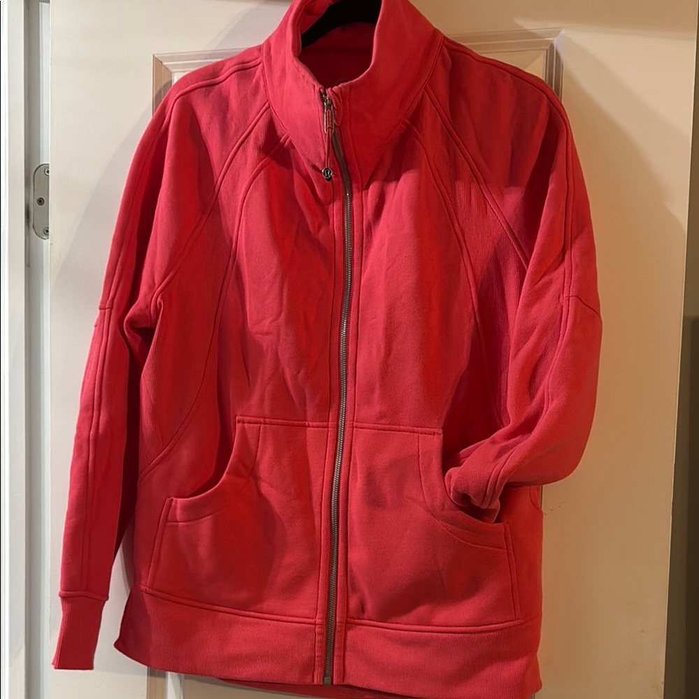 Lululemon scuba long funnel neck zip
